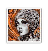 Detailed pencil sketches on wrapped canvas for modern interiors